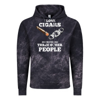Cloud Black Funny Cigar Accessories Gift Set Cigar Lover Smokers Party Vintage Hoodie - minhPixels