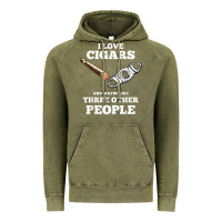 Vintage Olive Funny Cigar Accessories Gift Set Cigar Lover Smokers Party Vintage Hoodie - minhPixels