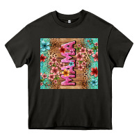 Asphalt floral mama Heavy Core Tee - LillyAllenDesigns