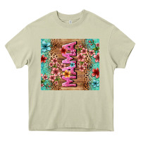 Mossy floral mama Heavy Core Tee - LillyAllenDesigns