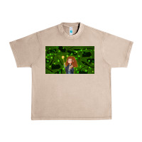 Wizard Girl And Cat Urban Heavy Tee | Teevron