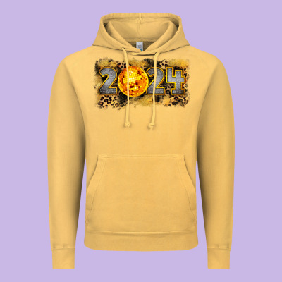 2024 New Year Vintage Hoodie Designed By Cowgirlartshop