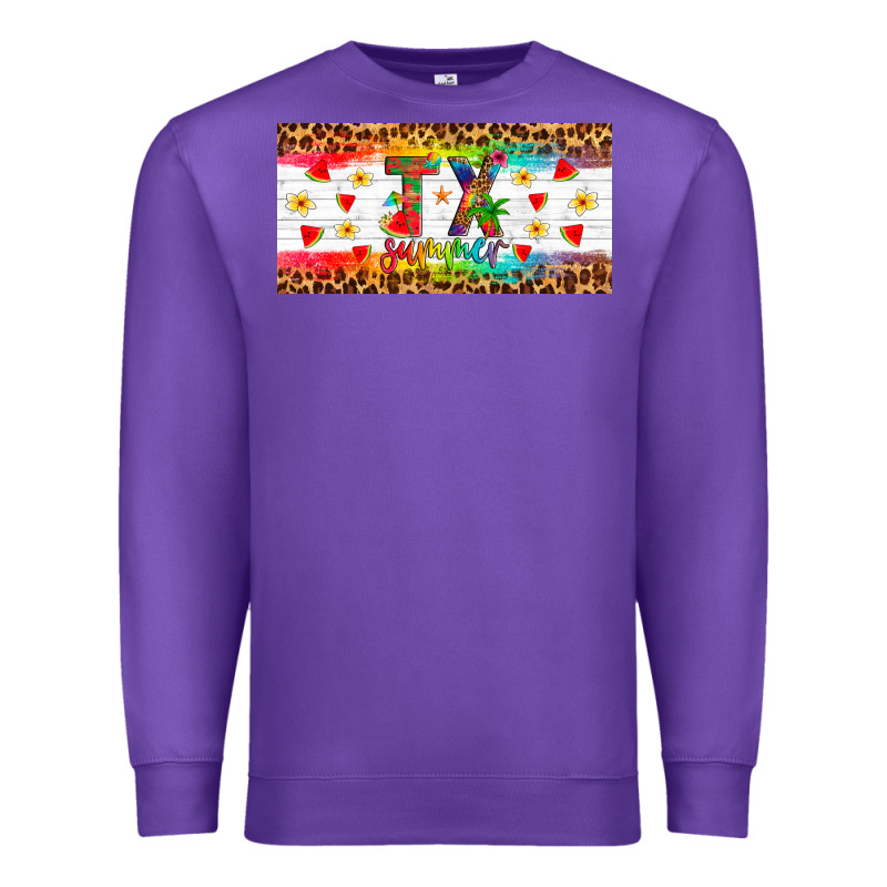 Texas Summer License Plate Premium Sweatshirt by Artiststas | Teevron