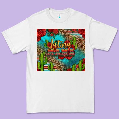 Latina Mama Premium Tee Designed By Jasminsmagicworld