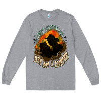 Heather Grey I don't smoke but he's got a lighter Long Sleeve Tee - HowdyJamesFarm