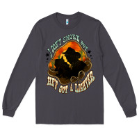 Smoke I don't smoke but he's got a lighter Long Sleeve Tee - HowdyJamesFarm