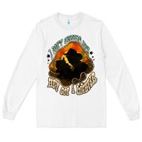White I don't smoke but he's got a lighter Long Sleeve Tee - HowdyJamesFarm