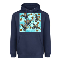 Navy spinosaurus Heavyweight Hoodie - Artiststas