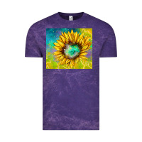 Cloud Purple sparkling sunflower Vintage Tee - TumblerDesignByShophia