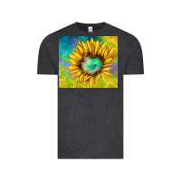 Vintage Black sparkling sunflower Vintage Tee - TumblerDesignByShophia