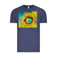 Vintage Denim sparkling sunflower Vintage Tee - TumblerDesignByShophia