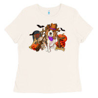 Bone Halloween beagle dog Ladies Tee - RanaPortraitStore