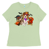 Matcha Halloween beagle dog Ladies Tee - RanaPortraitStore