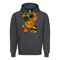 Smoke Vintage Halloween Zipper Hoodie - minhPixels