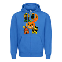True Royal Vintage Halloween Zipper Hoodie - minhPixels
