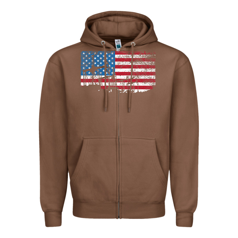 Oil Rig Worker Roughnecks Oilfield Man Gift American Zipper Hoodie by minhPixels | Teevron