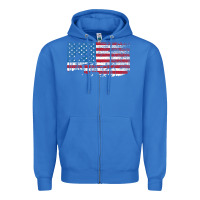 True Royal Oil Rig Worker Roughnecks Oilfield Man Gift American Zipper Hoodie - minhPixels