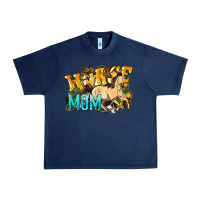Navy Horse Mom Rope Urban Heavy Tee - HowdyJamesFarm