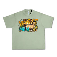 Oil Green Horse Mom Rope Urban Heavy Tee - HowdyJamesFarm