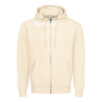 Sandshell Retired Definition Not My Problem Anymore Funny Retirement Zipper Hoodie - minhPixels