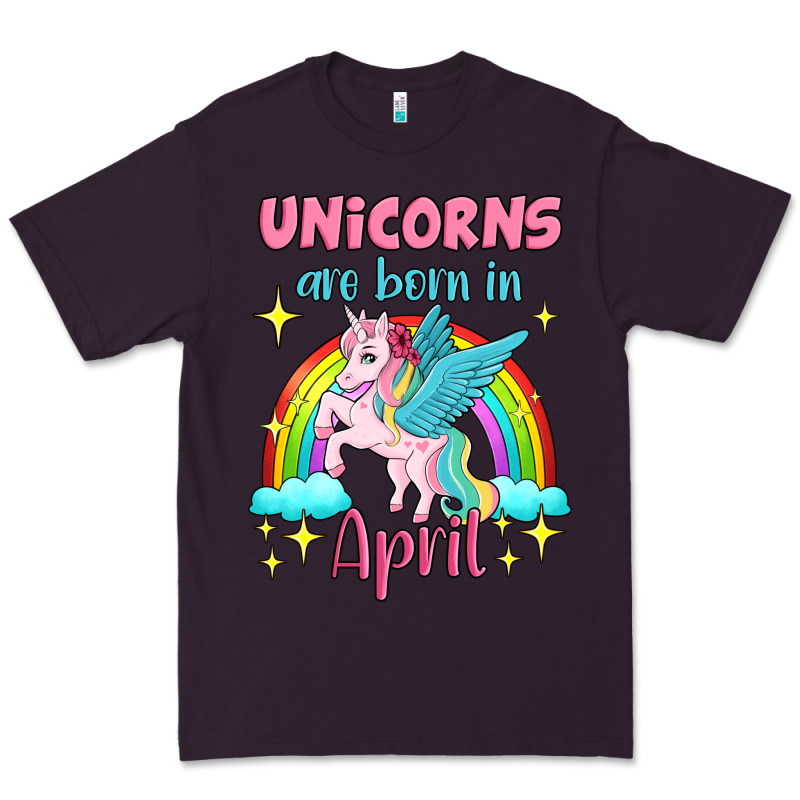 Unicorns Are Born In April Premium Tee by Jasminsmagicworld | Teevron