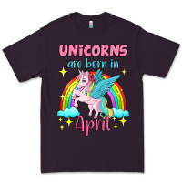 Plum unicorns are born in april Premium Tee - Jasminsmagicworld