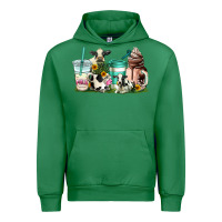 Emerald cow coffee cups Urban Hoodie - AdoDesignShop