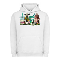 Pigment Lunar Rock cow coffee cups Urban Hoodie - AdoDesignShop