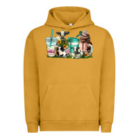 Pigment Peanut Butter cow coffee cups Urban Hoodie - AdoDesignShop