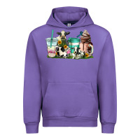 Tulip cow coffee cups Urban Hoodie - AdoDesignShop