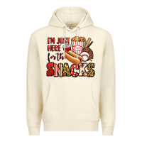 Sandshell i'm just here for the snacks baseball Premium Hoodie - Jasminsmagicworld