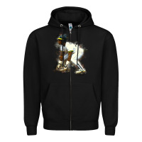 Black Rickey Henderson Zipper Hoodie - minhPixels