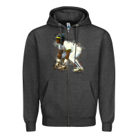 Charcoal Heather Rickey Henderson Zipper Hoodie - minhPixels