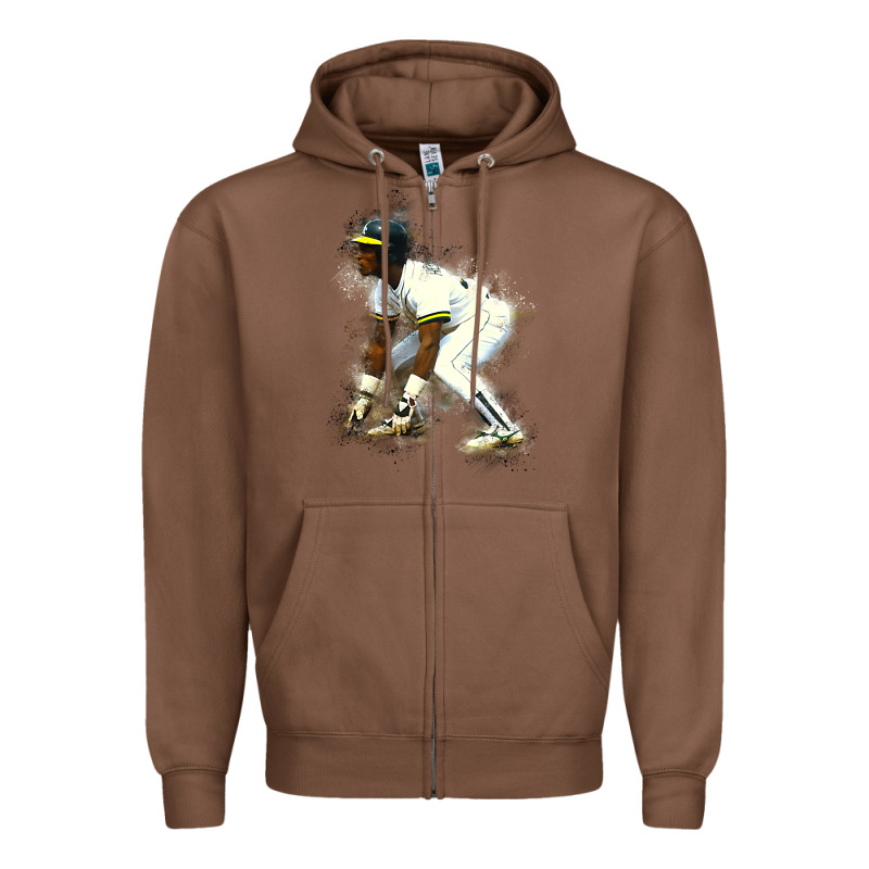 Rickey Henderson Zipper Hoodie by minhPixels | Teevron