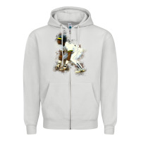 Dove Grey Rickey Henderson Zipper Hoodie - minhPixels