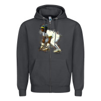 Smoke Rickey Henderson Zipper Hoodie - minhPixels