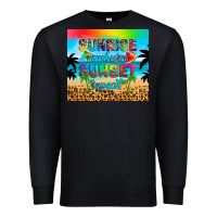 Black sunrise sunburn sunset repeat Premium Sweatshirt - Artiststas