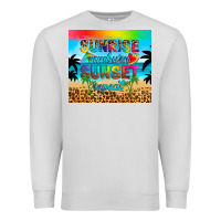 Dove Grey sunrise sunburn sunset repeat Premium Sweatshirt - Artiststas