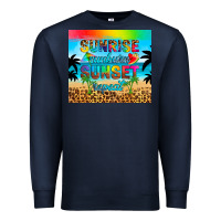 Navy sunrise sunburn sunset repeat Premium Sweatshirt - Artiststas