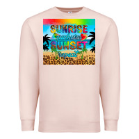 Pale Pink sunrise sunburn sunset repeat Premium Sweatshirt - Artiststas