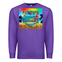 Purple sunrise sunburn sunset repeat Premium Sweatshirt - Artiststas