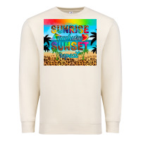 Sandshell sunrise sunburn sunset repeat Premium Sweatshirt - Artiststas