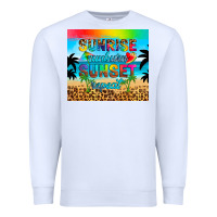 White sunrise sunburn sunset repeat Premium Sweatshirt - Artiststas