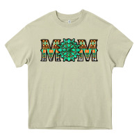 Mossy gemstone aztec mom Heavy Core Tee - LillyAllenDesigns