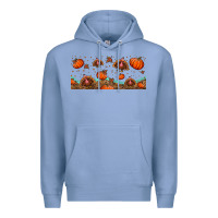 Colony Blue turkey thanksgiving pumpkin libbey glass Premium Hoodie - BundleAndBundleShop