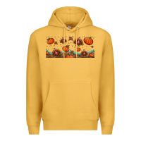 Mustard turkey thanksgiving pumpkin libbey glass Premium Hoodie - BundleAndBundleShop
