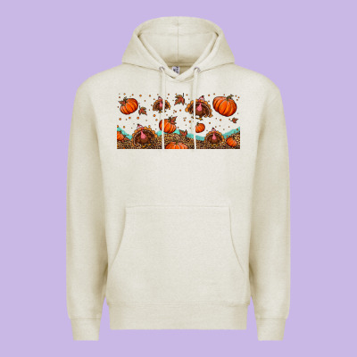Turkey Thanksgiving Pumpkin Libbey Glass Premium Hoodie Designed By Bundleandbundleshop