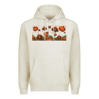 Oatmeal Heather turkey thanksgiving pumpkin libbey glass Premium Hoodie - BundleAndBundleShop