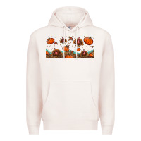 Pale Pink turkey thanksgiving pumpkin libbey glass Premium Hoodie - BundleAndBundleShop
