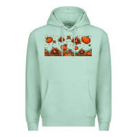 Seafoam turkey thanksgiving pumpkin libbey glass Premium Hoodie - BundleAndBundleShop